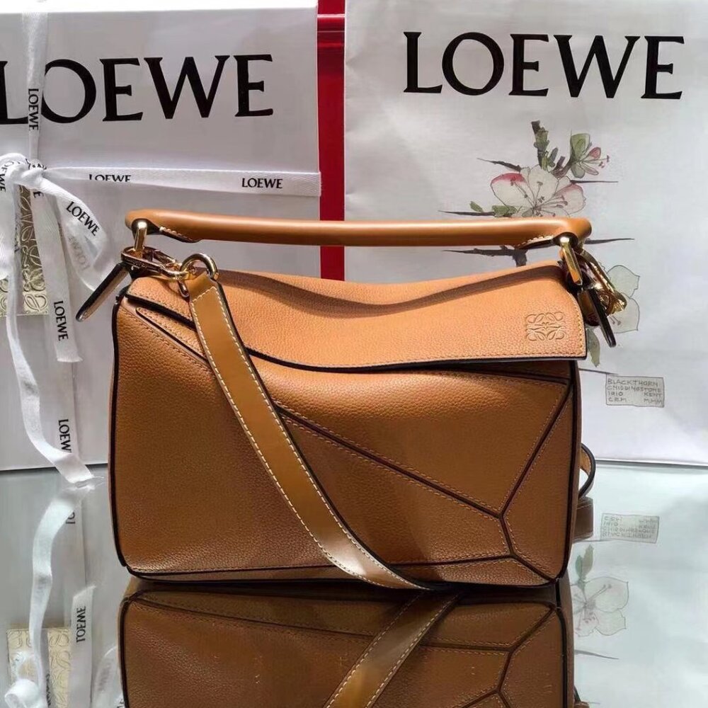 🔥LOEWE Puzzle small geometric patchwork crossbod… - image 1